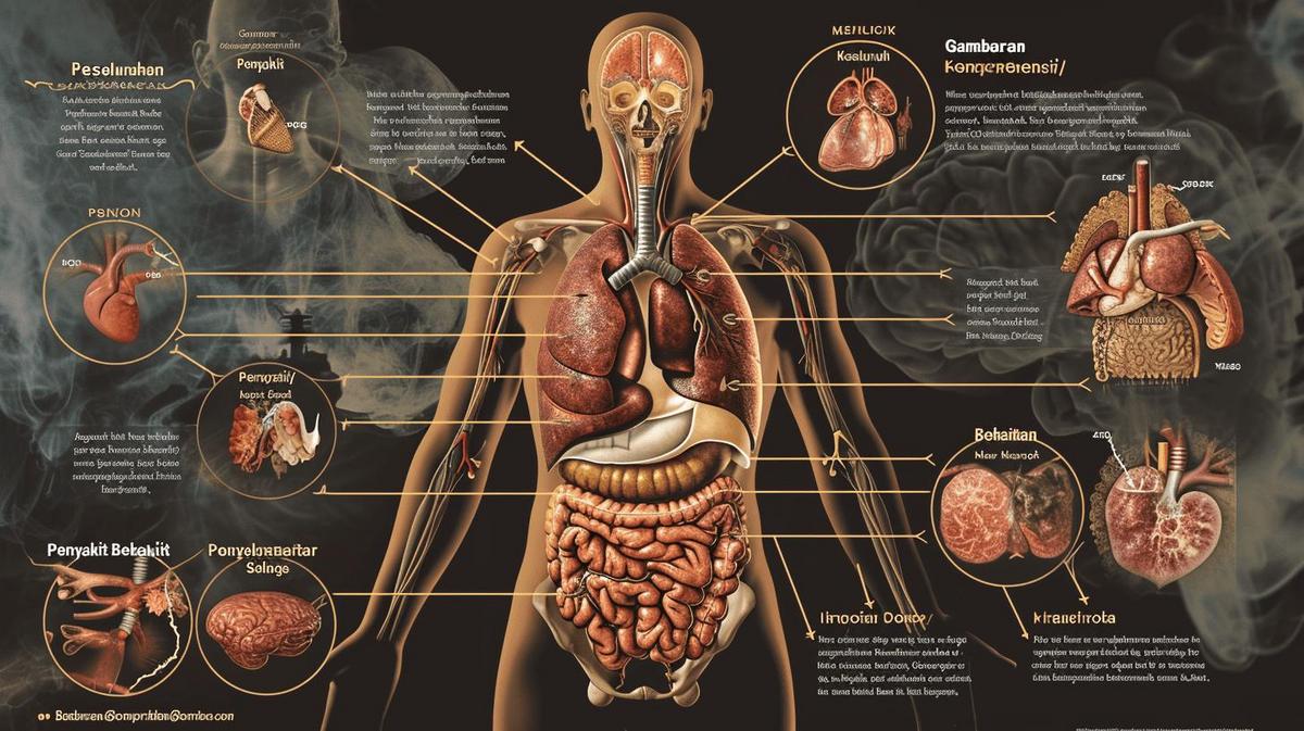 Comprehensive overview of smoking-related diseases.