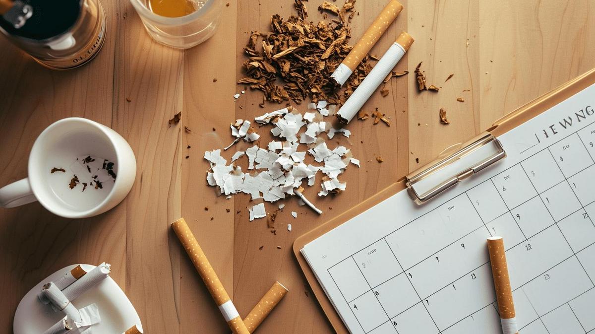 Behavior change strategy for quitting smoking.