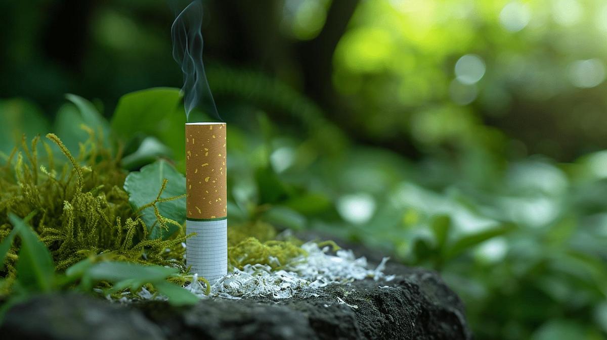 Green alternative: Innovative biodegradable cigarette filter.