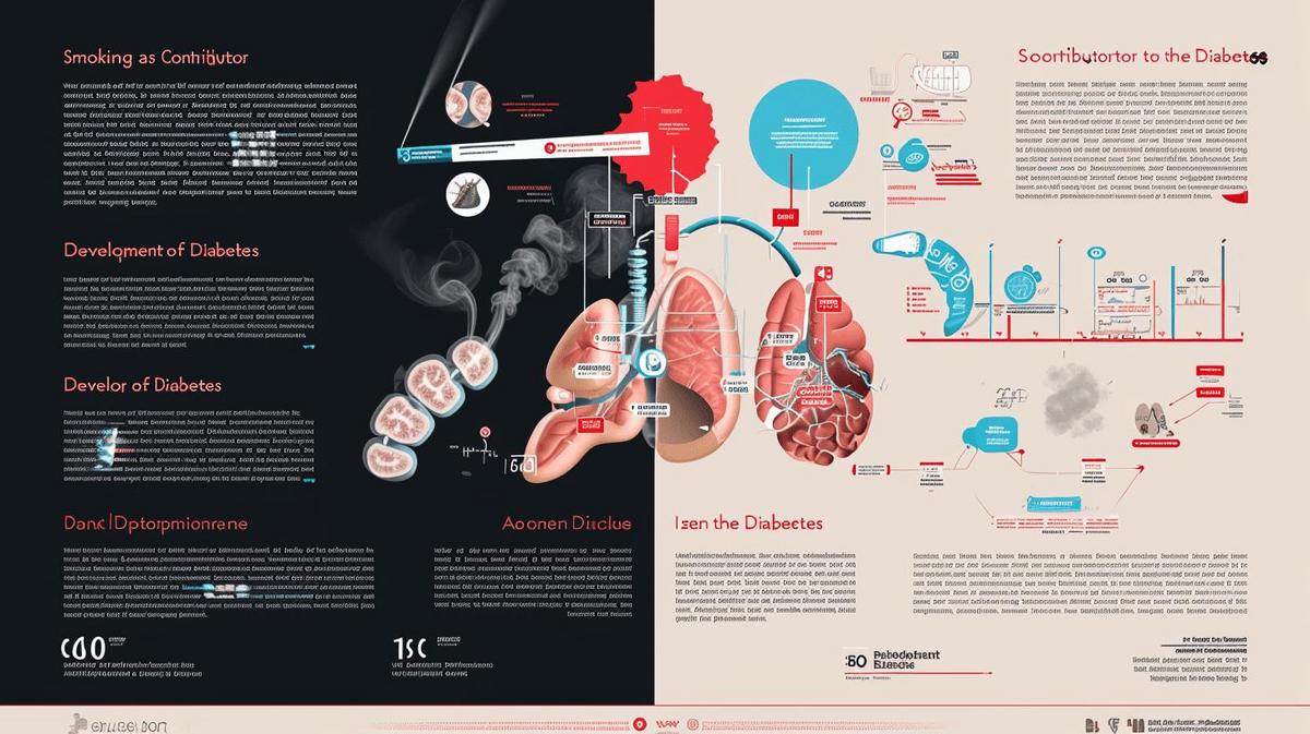 Smoking analysis as a contributor to diabetes development.