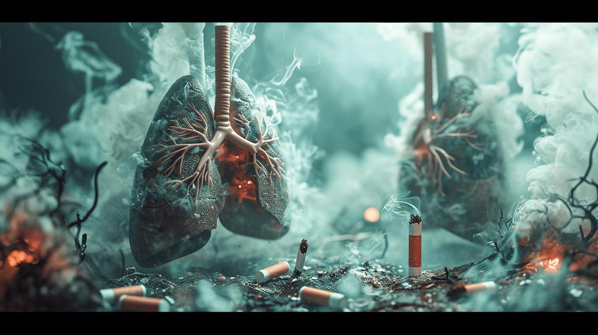 Respiratory effects associated with smoking.