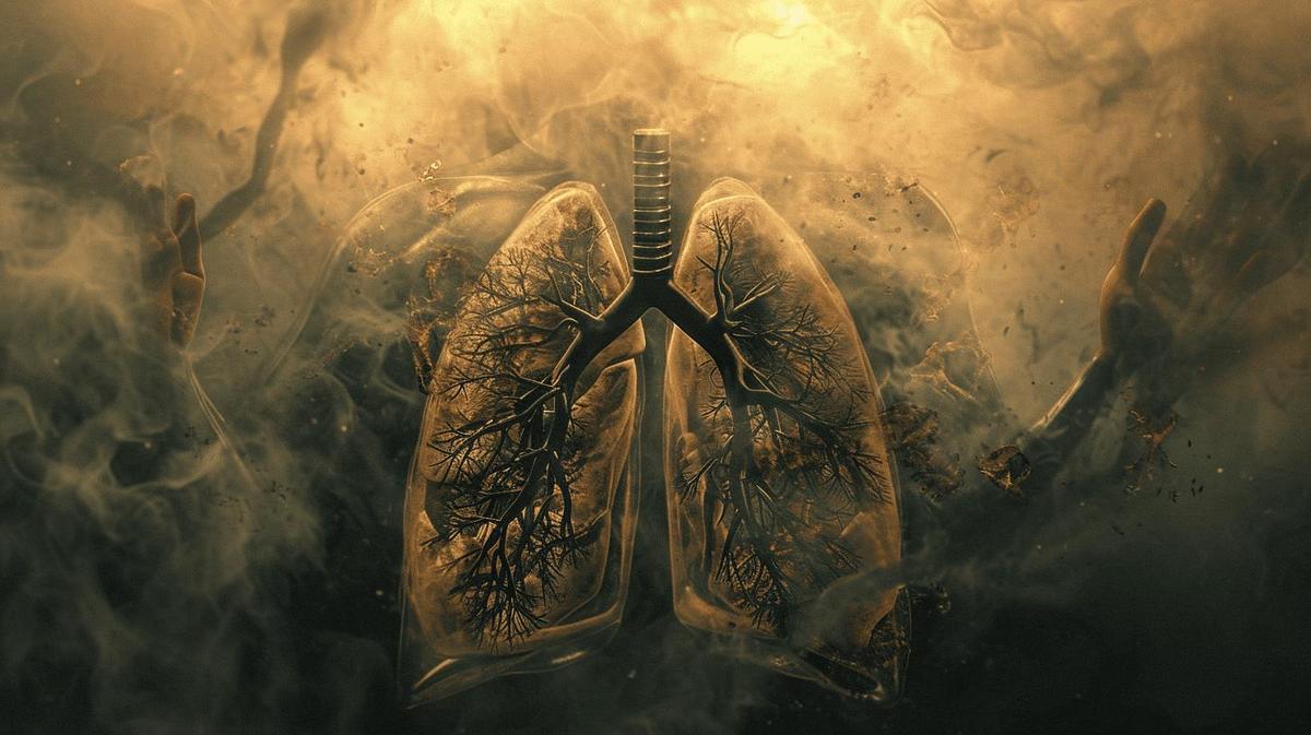 Effects of smoking on asthma deterioration and other respiratory problems.