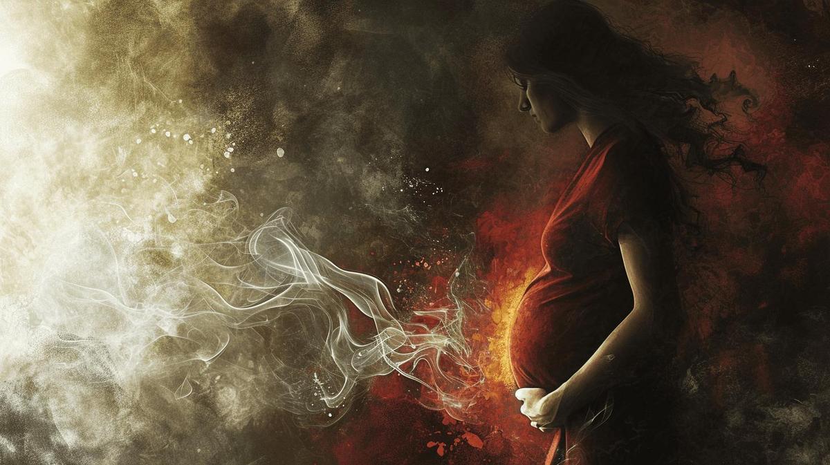 Pregnancy complications due to smoking.