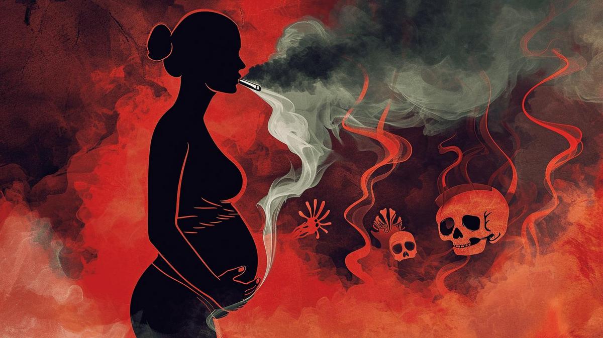 Risks associated with smoking during pregnancy.