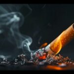 A powerful photo showing the link between smoking and diabetes risk.