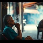 A hyperrealistic image of diverse Malaysians engaged in smoking, capturing their natural habitats and societal prevalence.